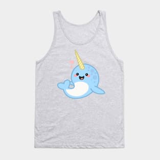 Kawaii Narwhal Tank Top